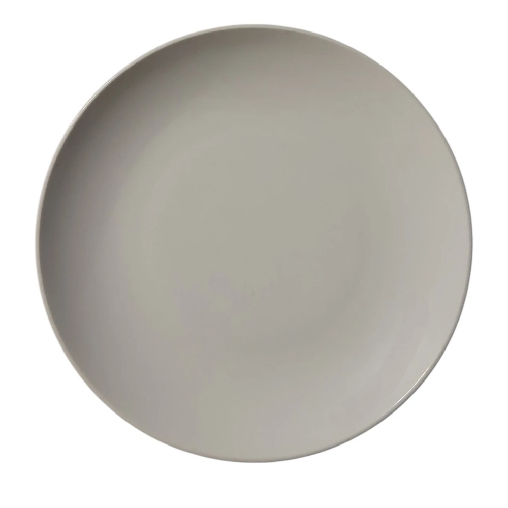 1 VTG 1960 CENTURA CORNING BREAD & BUTTER PLATE ALL WHITE COUPE Mid Century